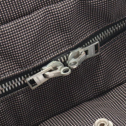 エールラインMM ハンドバッグ トートバッグ キャンバス ダークグレー シルバー金具 エルメス バッグ HERMES