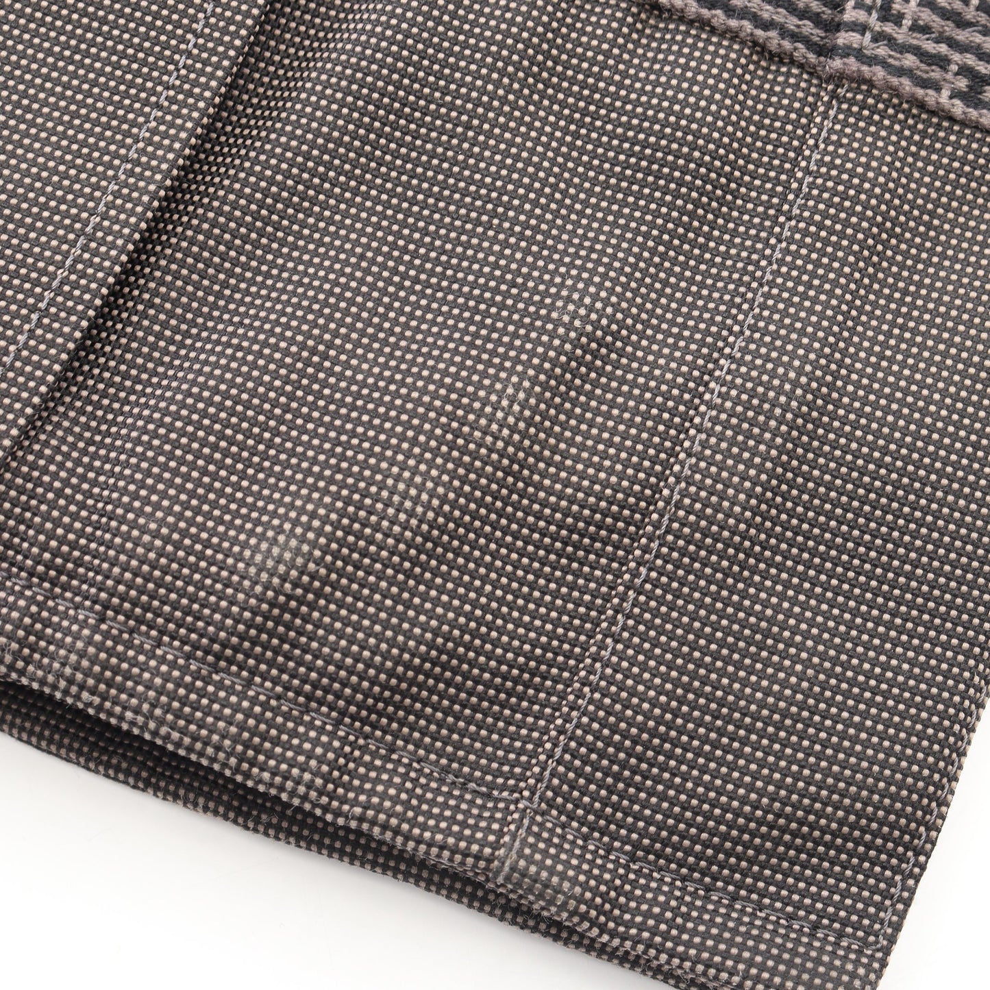エールラインMM ハンドバッグ トートバッグ ナイロンキャンバス ダークグレー シルバー金具 エルメス バッグ HERMES