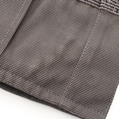 エールラインMM ハンドバッグ トートバッグ ナイロンキャンバス ダークグレー シルバー金具 エルメス バッグ HERMES