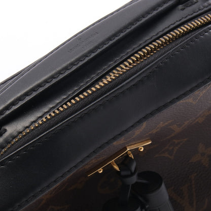 サントンジュ モノグラム ノワール ショルダーバッグ PVC レザー ブラウン ブラック ルイヴィトン バッグ LOUIS VUITTON
