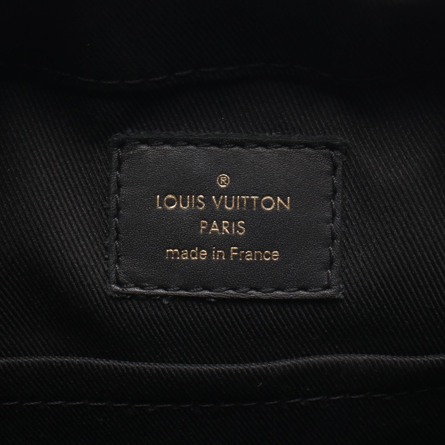 サントンジュ モノグラム ノワール ショルダーバッグ PVC レザー ブラウン ブラック ルイヴィトン バッグ LOUIS VUITTON