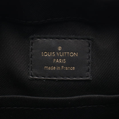 サントンジュ モノグラム ノワール ショルダーバッグ PVC レザー ブラウン ブラック ルイヴィトン バッグ LOUIS VUITTON