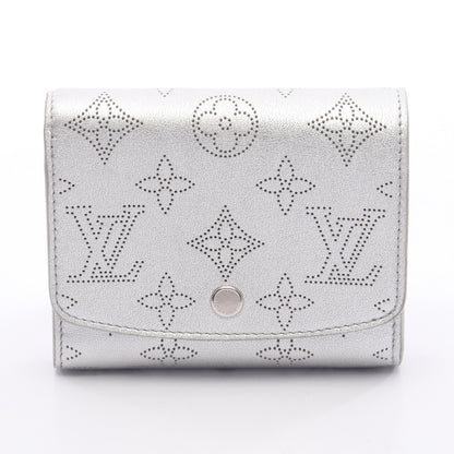 ポルトフォイユ イリス コンパクト マヒナ 二つ折り財布 レザー シルバー 日本限定 ルイヴィトン 財布・小物 LOUIS VUITTON