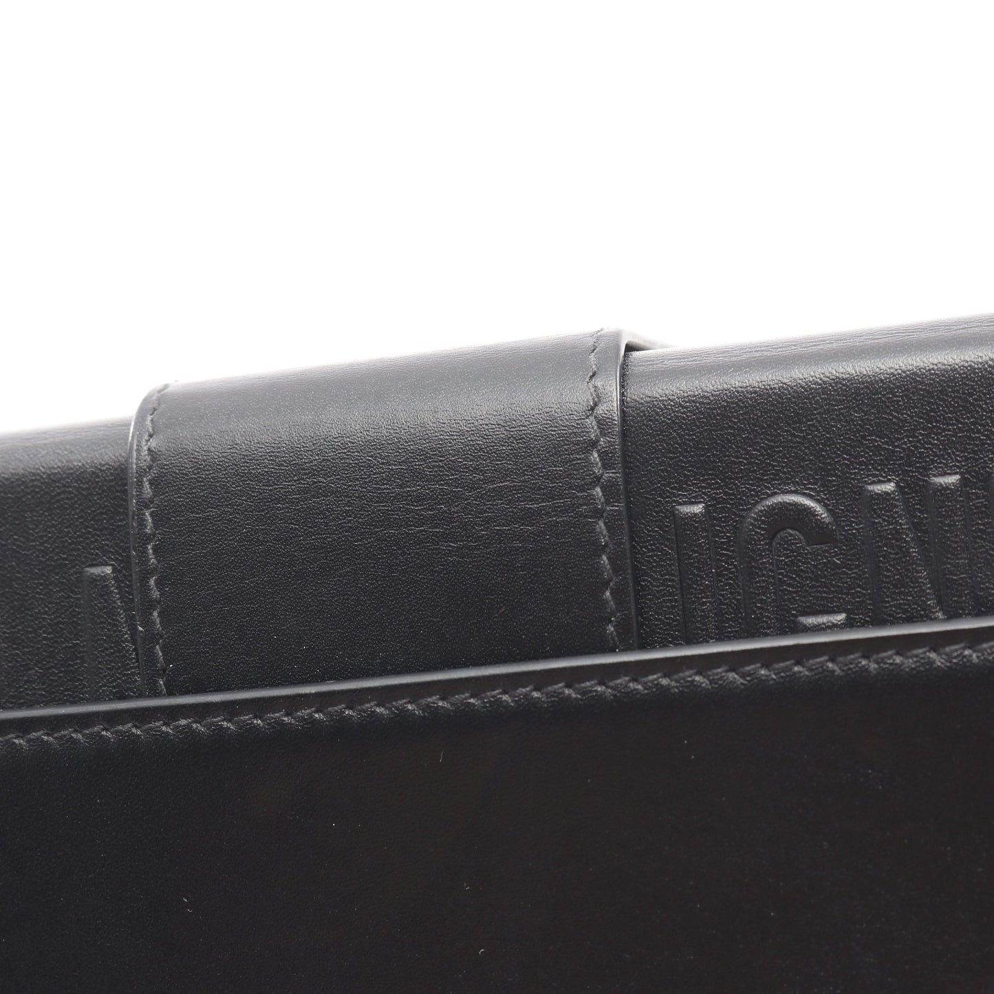 30 MONTAIGNE モンテーニュ ボックス ショルダーバッグ レザー ブラック クリスチャンディオール バッグ Christian Dior