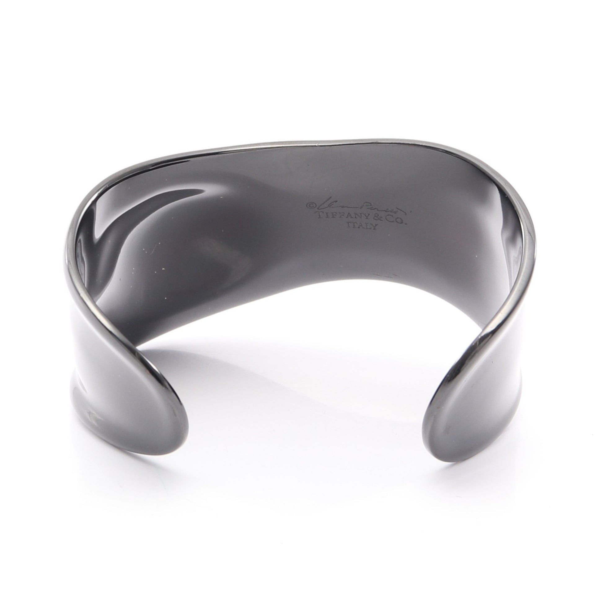 スモール ボーン カフ バングル ルテニウム ブラック ティファニー アクセサリー TIFFANY & Co.