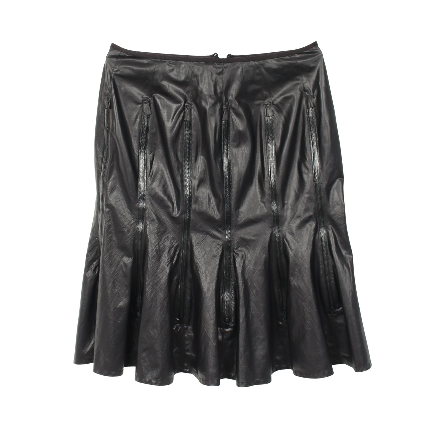 ジップフレア スカート ブラック ジュンヤワタナベコムデギャルソン ボトムス JUNYA WATANABE COMME des GARCONS