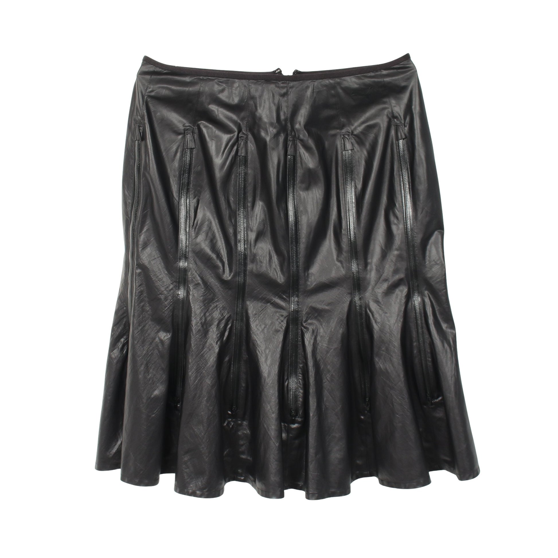 ジップフレア スカート ブラック ジュンヤワタナベコムデギャルソン ボトムス JUNYA WATANABE COMME des GARCONS