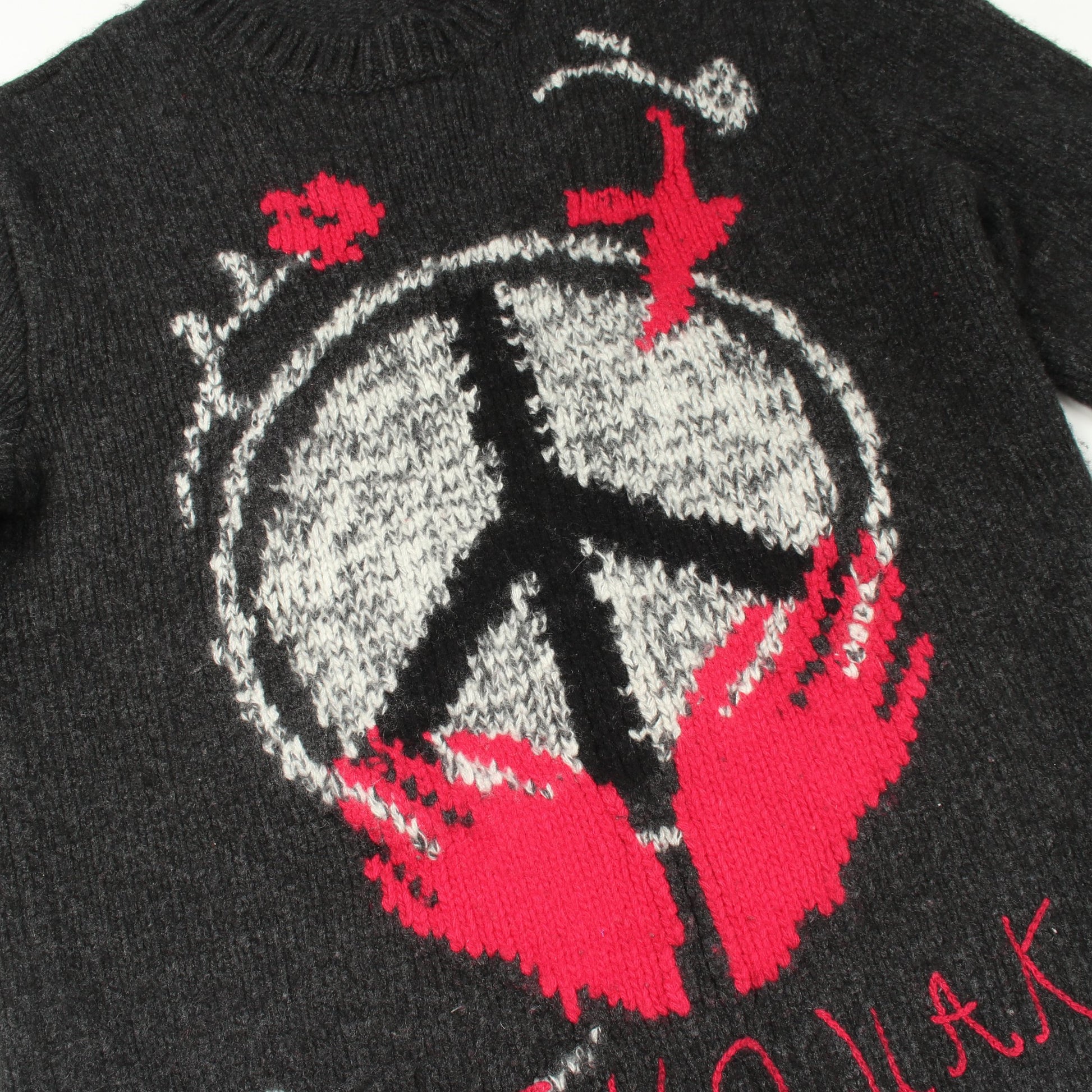 Youthquake ニット カシミヤ ダークグレー マルチカラー クリスチャンディオール トップス Christian Dior