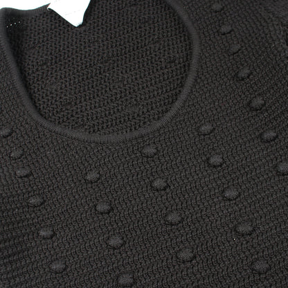ニット コットン ブラック ボッテガヴェネタ トップス BOTTEGA VENETA