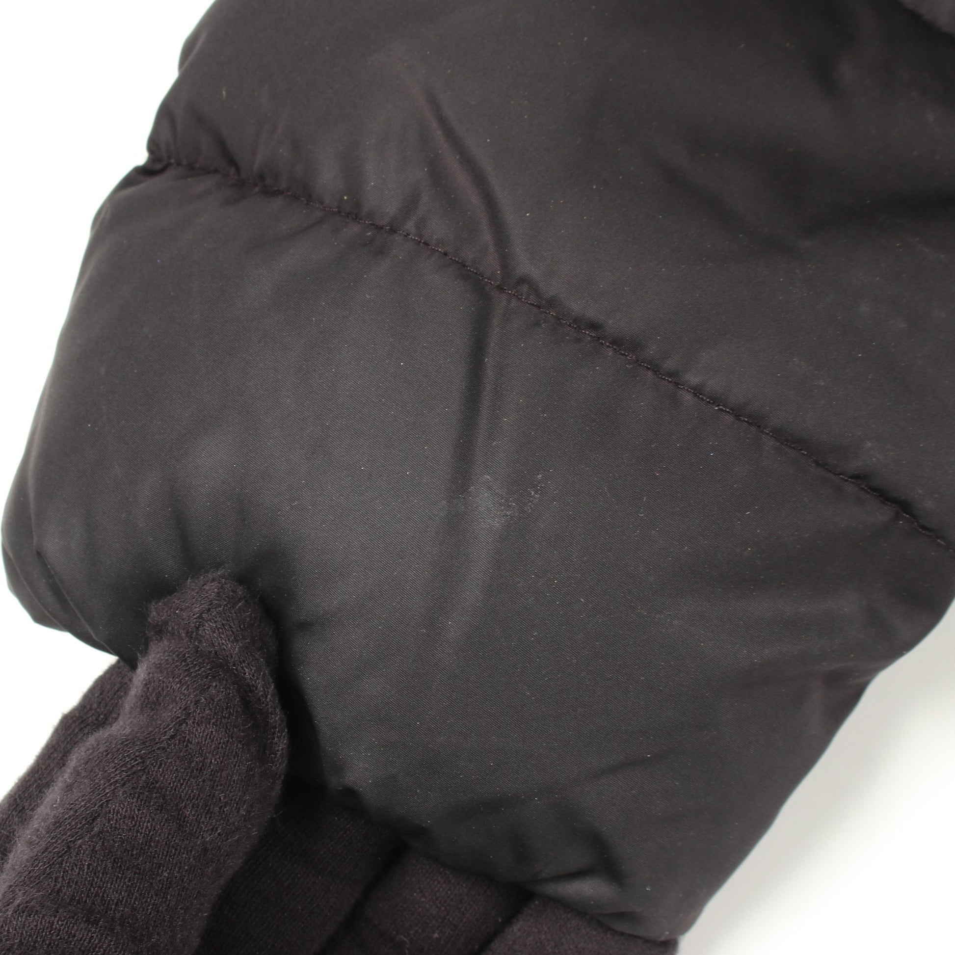 FLAMMETTE フラメッテ フード付き ダウンコート ナイロン ブラック モンクレール アウター MONCLER
