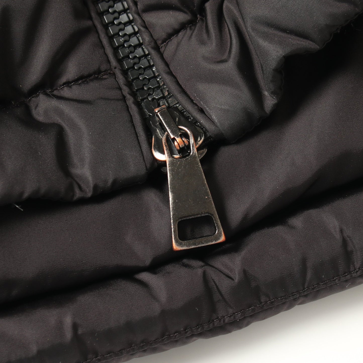 FLAMMETTE フラメッテ フード付き ダウンコート ナイロン ブラック モンクレール アウター MONCLER