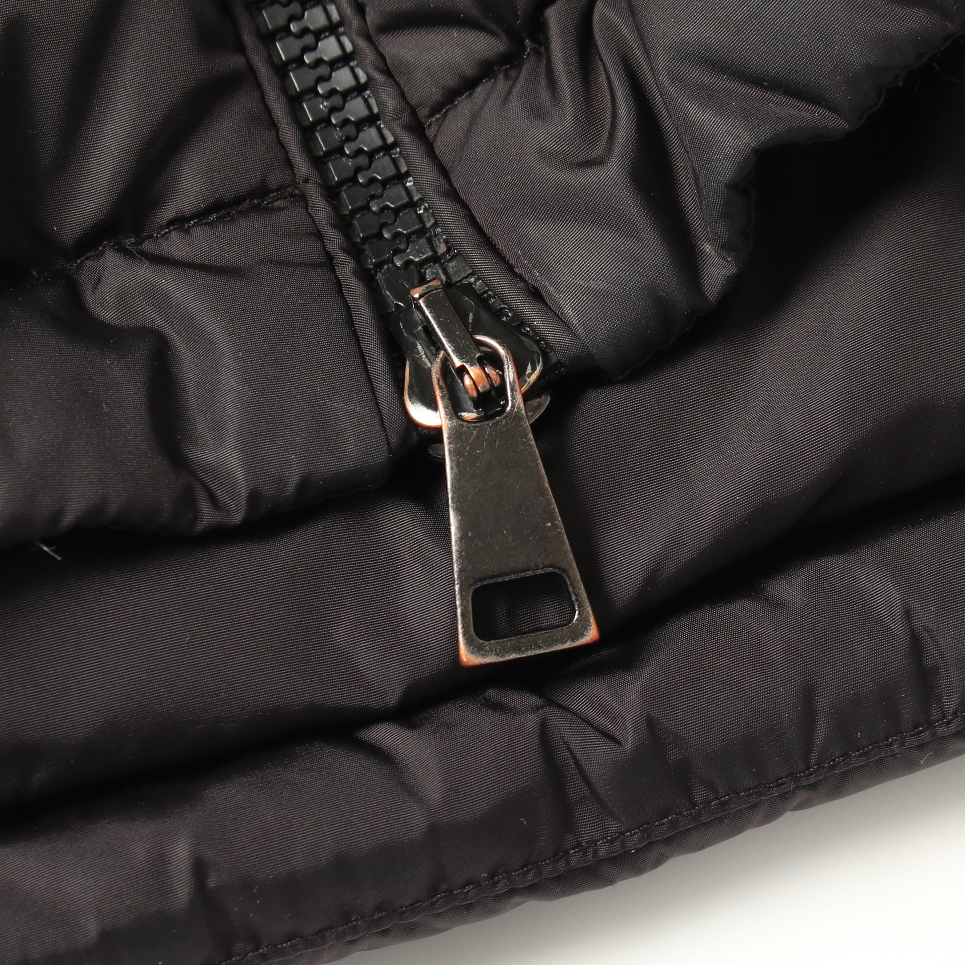 FLAMMETTE フラメッテ フード付き ダウンコート ナイロン ブラック モンクレール アウター MONCLER