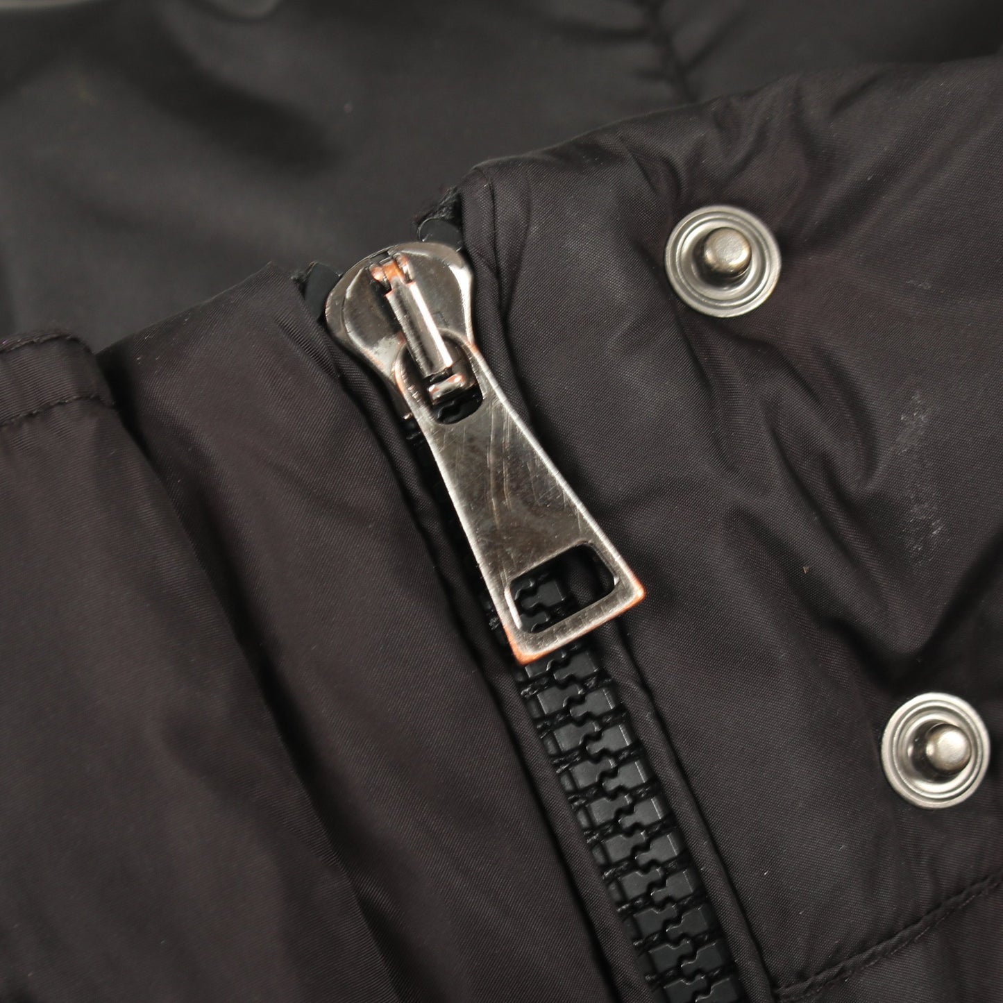 FLAMMETTE フラメッテ フード付き ダウンコート ナイロン ブラック モンクレール アウター MONCLER