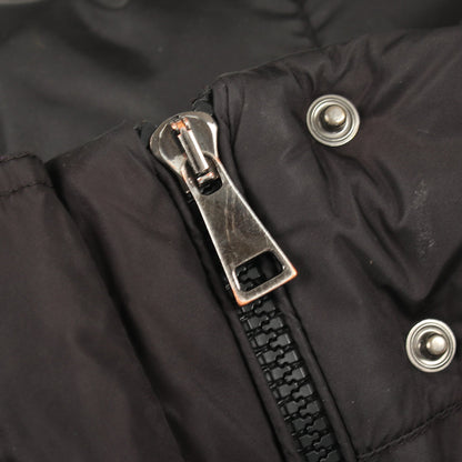 FLAMMETTE フラメッテ フード付き ダウンコート ナイロン ブラック モンクレール アウター MONCLER