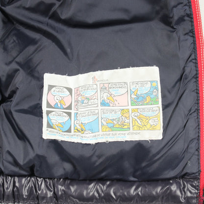 NEW AUBERT キッズ フード付き ダウンジャケット ナイロン ネイビー モンクレール アウター MONCLER