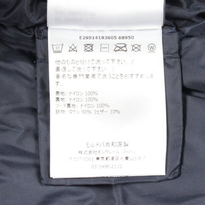 NEW AUBERT キッズ フード付き ダウンジャケット ナイロン ネイビー モンクレール アウター MONCLER