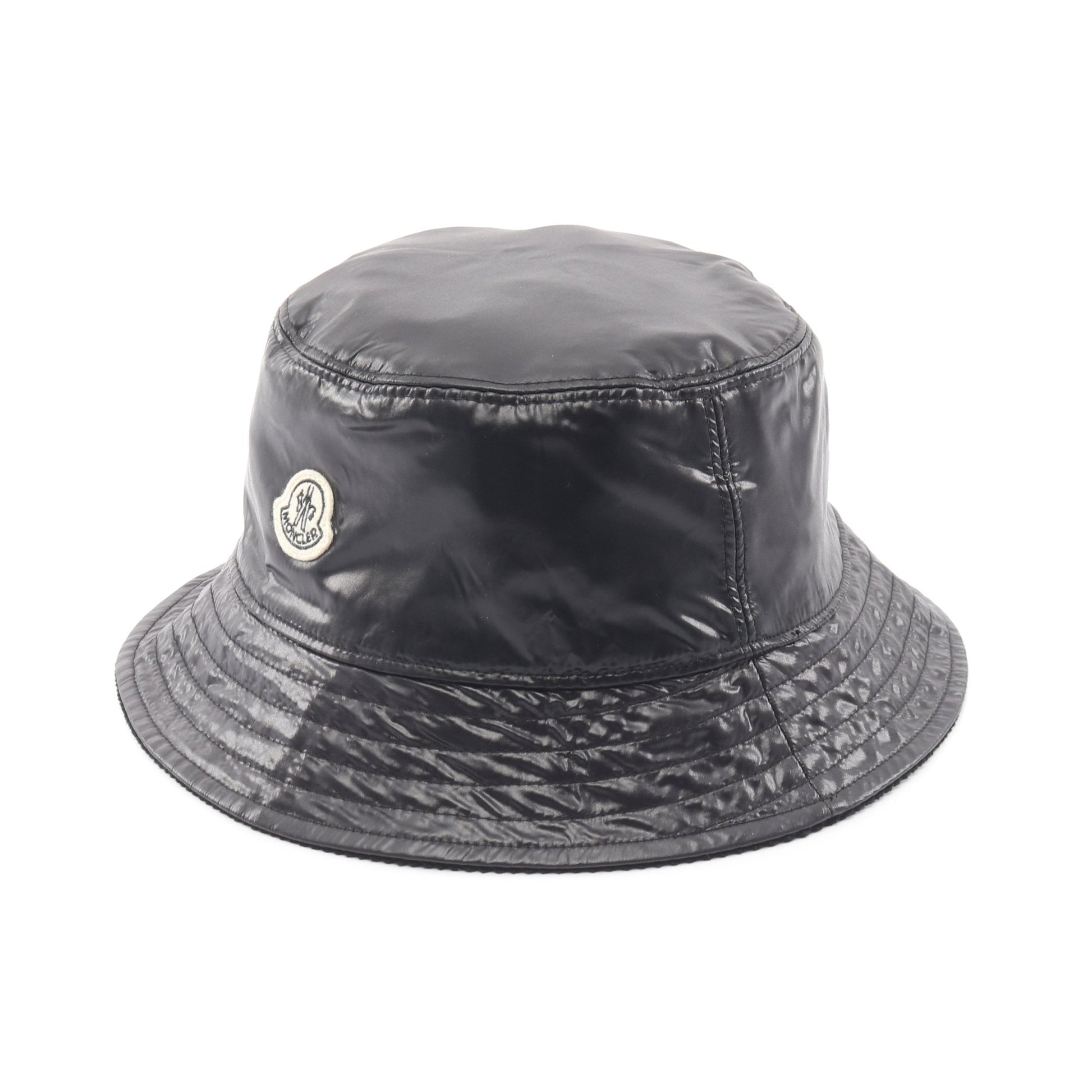 GENIUS 7 FRAGMENT HIROSHI FUJIWARA リバーシブル バケットハット 帽子 コーデュロイ ナイロン ブラック モンクレール 財布・小物 MONCLER