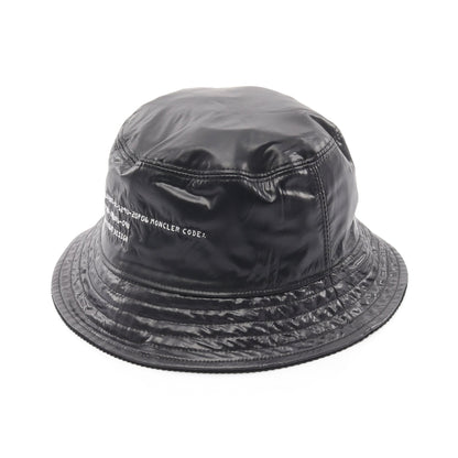 GENIUS 7 FRAGMENT HIROSHI FUJIWARA リバーシブル バケットハット 帽子 コーデュロイ ナイロン ブラック モンクレール 財布・小物 MONCLER