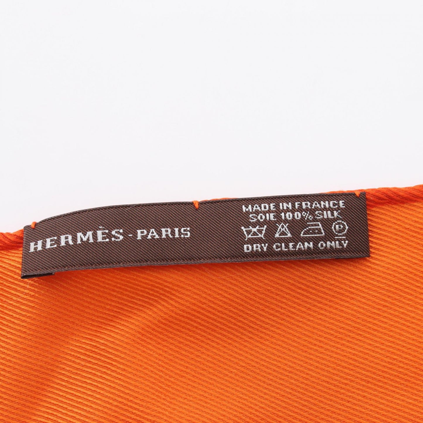 フリンジ ストール シルク オレンジ マルチカラー エルメス 財布・小物 HERMES