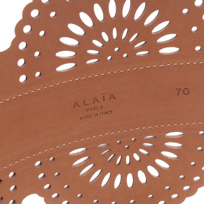 コルセットスタッズ ベルト レザー オフホワイト アライア 財布・小物 ALAiA