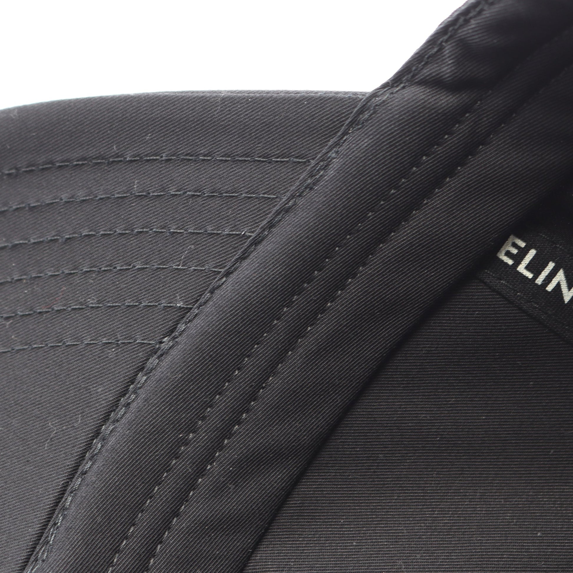 ロゴ刺繍 ベースボール キャップ コットン ブラック セリーヌ 財布・小物 CELINE