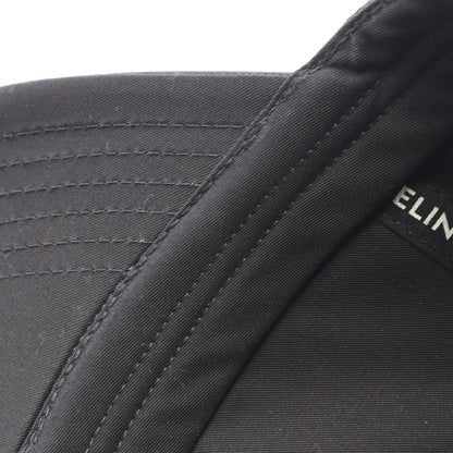 ロゴ刺繍 ベースボール キャップ コットン ブラック セリーヌ 財布・小物 CELINE