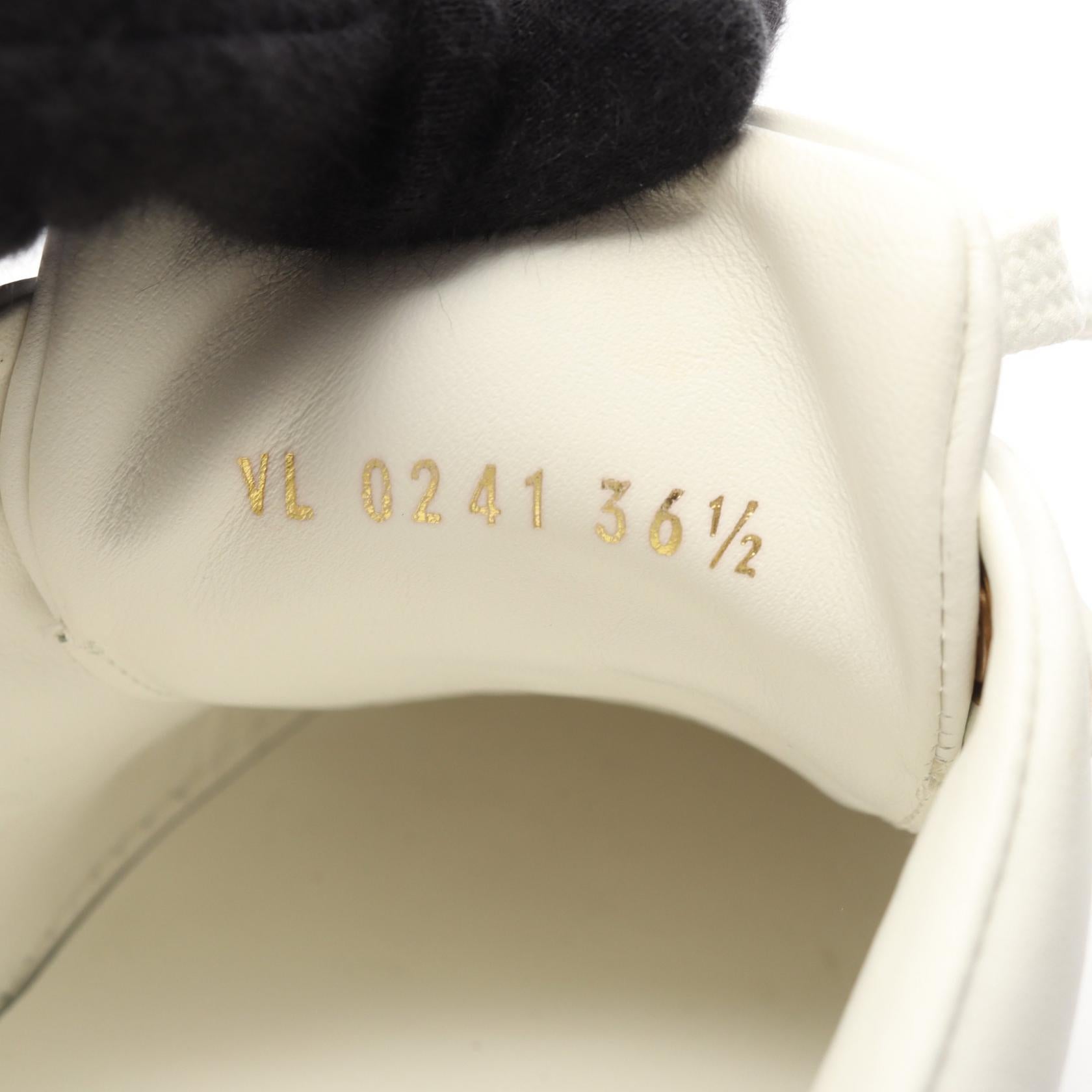 フロントローライン ローカットスニーカー レザー ホワイト ルイヴィトン シューズ LOUIS VUITTON