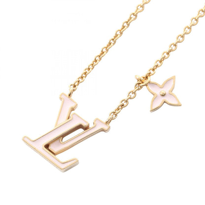 LVアイコニック ネックレス GP エナメル ゴールド ライトピンク ルイヴィトン アクセサリー LOUIS VUITTON