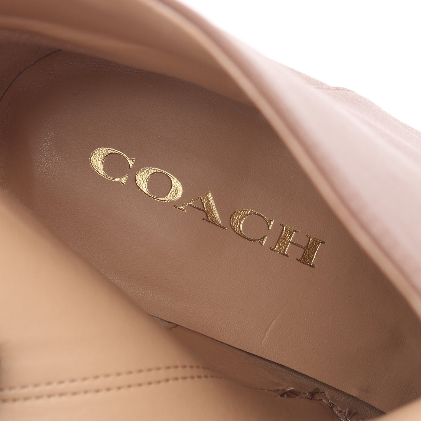 シャナ ブーティー ブーツ レザー ブラウン コーチ シューズ COACH