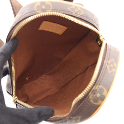 ポシェットガンジュ モノグラム ボディバッグ PVC レザー ブラウン ルイヴィトン バッグ LOUIS VUITTON