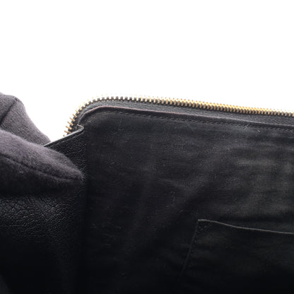 クラシック メタリック エッジ クラッチバッグ レザー ブラック バレンシアガ バッグ BALENCIAGA