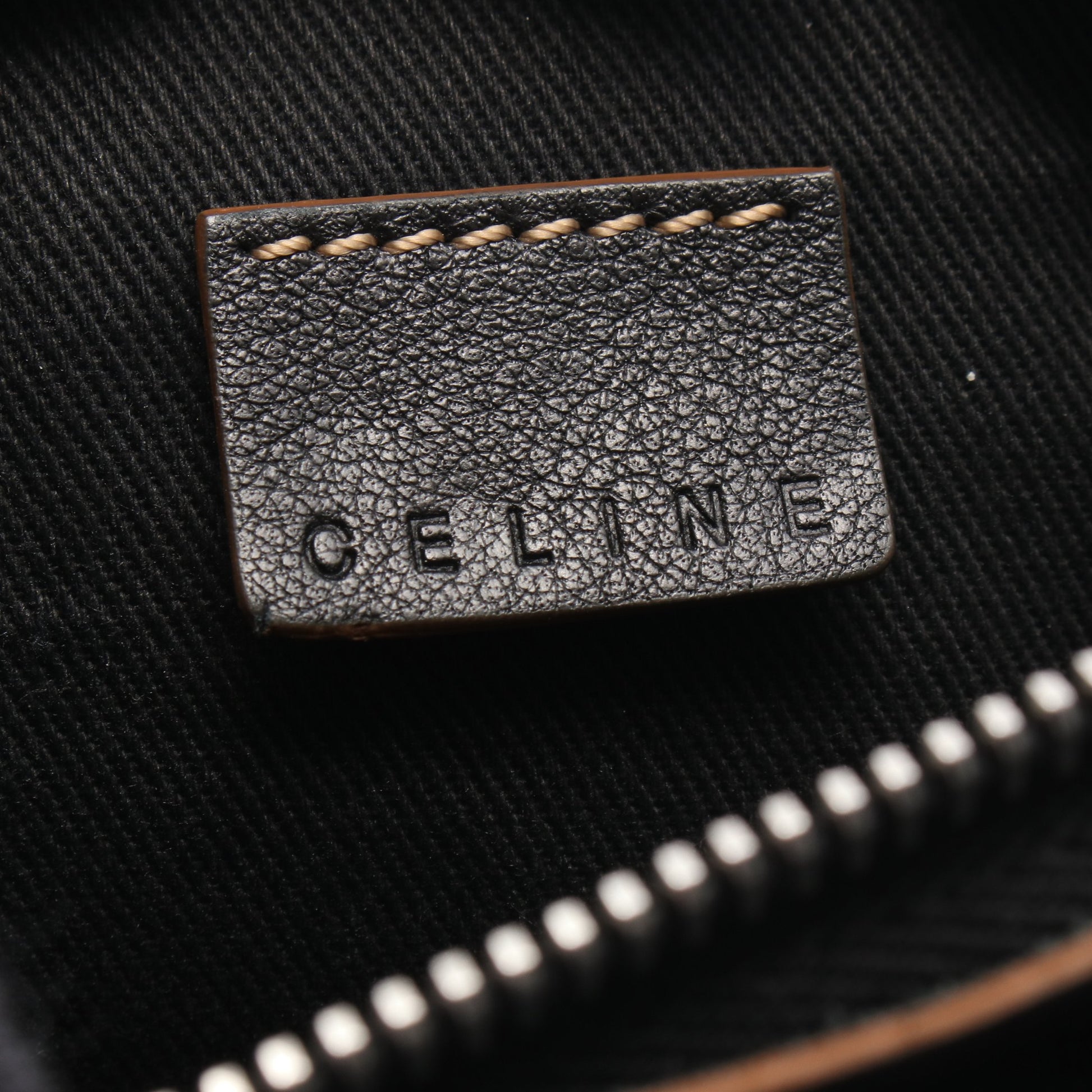 マカダム ウエストバッグ キャンバス レザー ブラック ブラウン セリーヌ バッグ CELINE