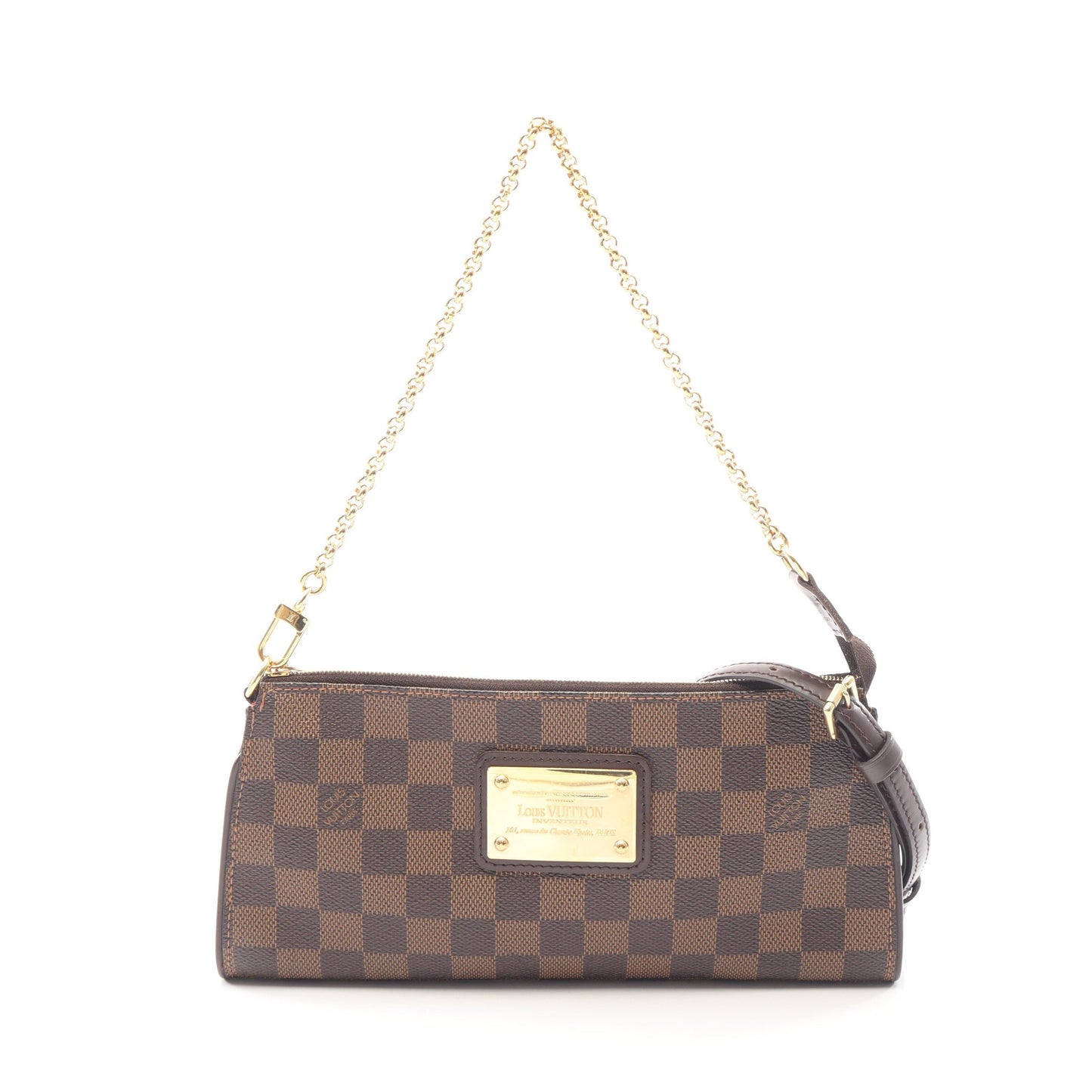 ソフィ ダミエエベヌ 2WAY チェーンハンドバッグ PVC レザー ブラウン ルイヴィトン バッグ LOUIS VUITTON