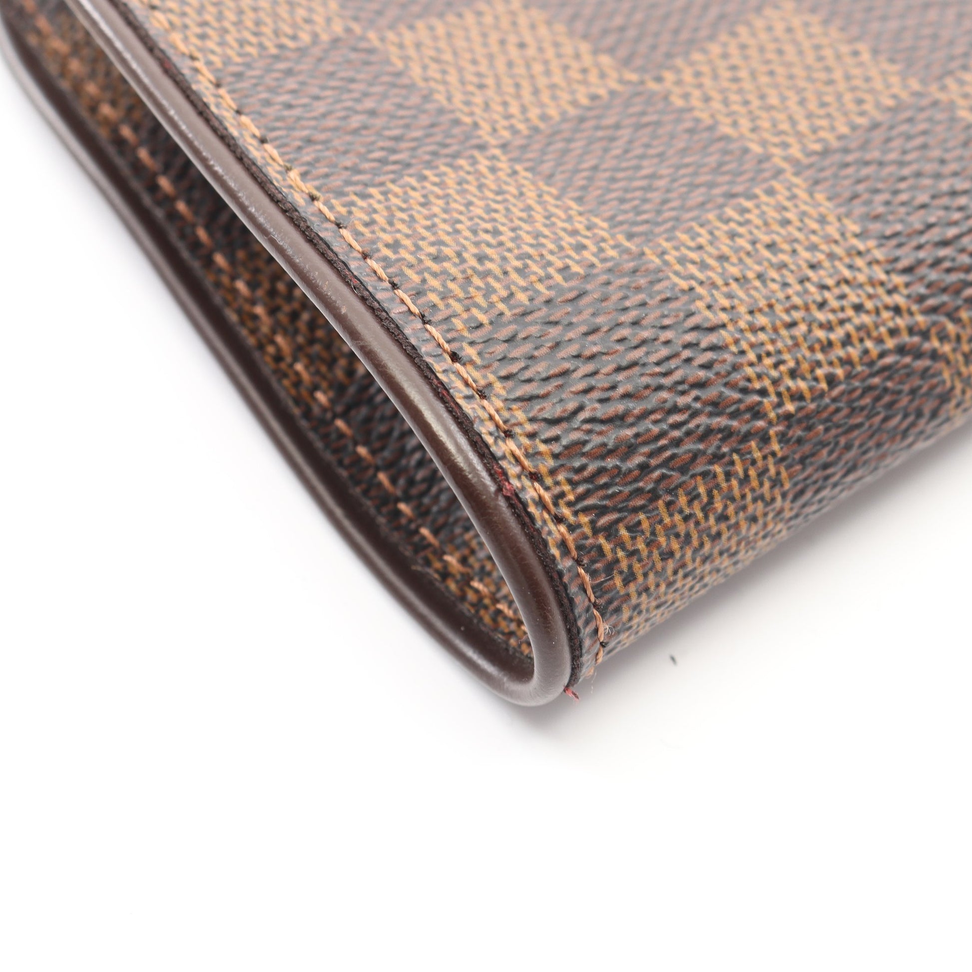 ソフィ ダミエエベヌ 2WAY チェーンハンドバッグ PVC レザー ブラウン ルイヴィトン バッグ LOUIS VUITTON