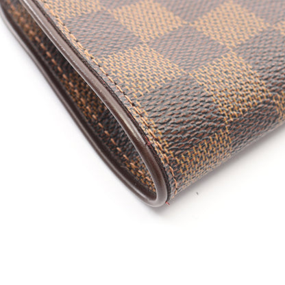 ソフィ ダミエエベヌ 2WAY チェーンハンドバッグ PVC レザー ブラウン ルイヴィトン バッグ LOUIS VUITTON