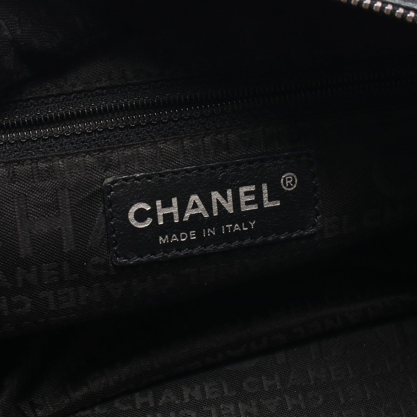 チョコバー ハンドバッグ ミニボストンバッグ レザー ブラック シルバー金具 シャネル バッグ CHANEL
