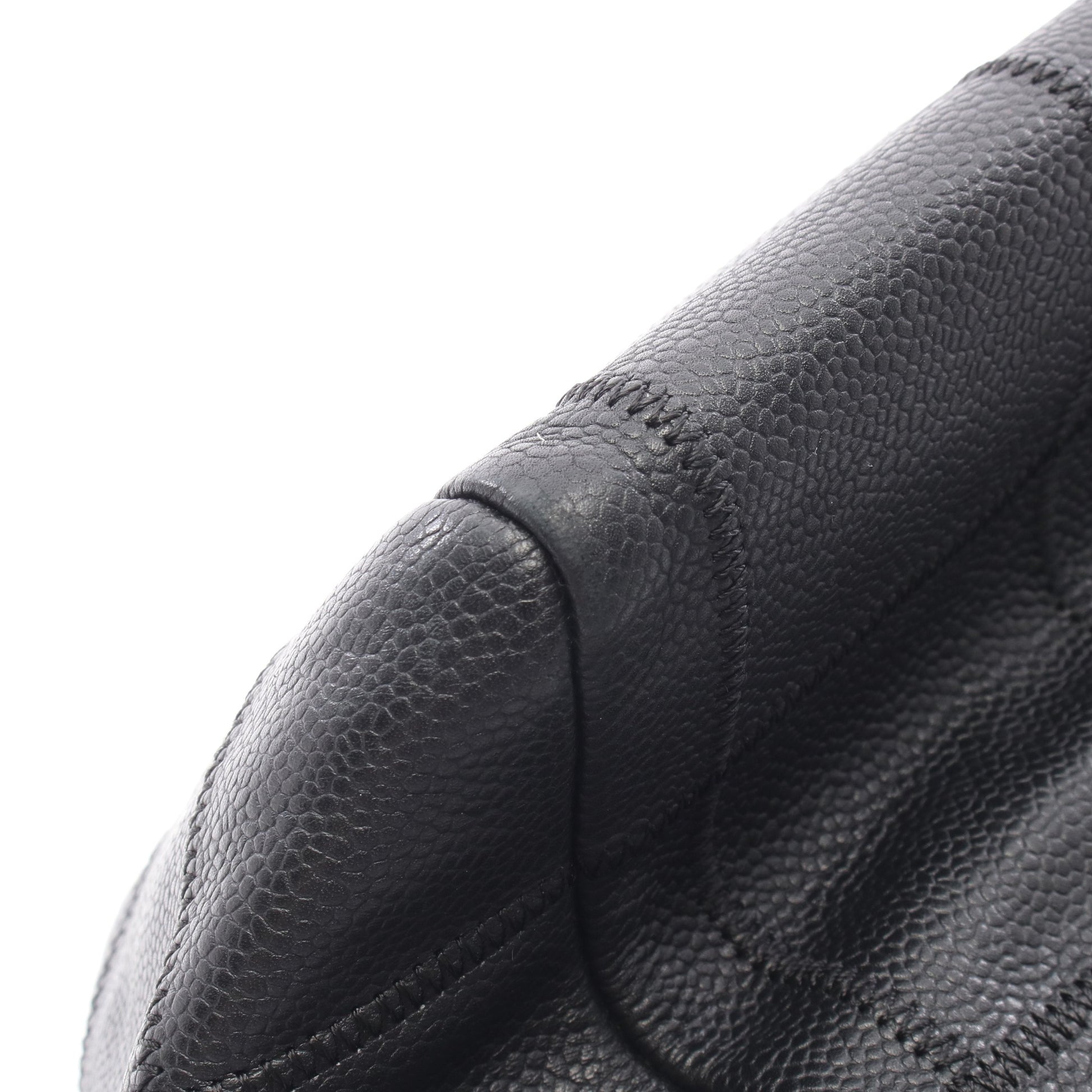 チョコバー ハンドバッグ ミニボストンバッグ レザー ブラック シルバー金具 シャネル バッグ CHANEL