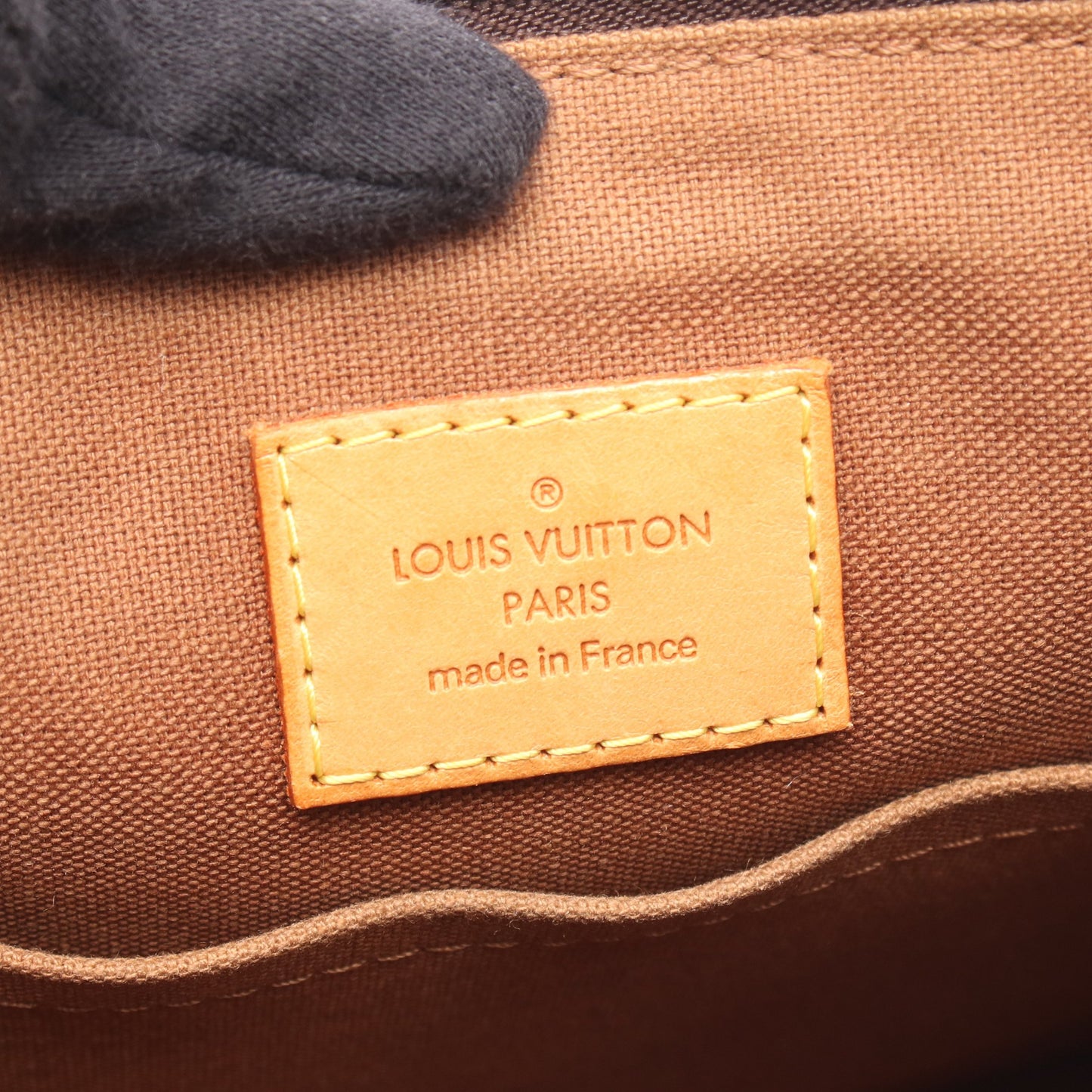 ポパンクール オ モノグラム ショルダーバッグ トートバッグ PVC レザー ブラウン ルイヴィトン バッグ LOUIS VUITTON