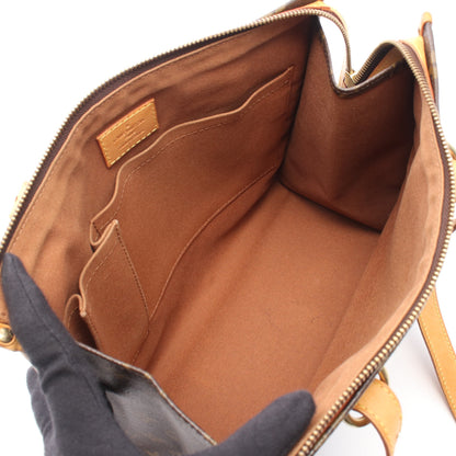ポパンクール オ モノグラム ショルダーバッグ トートバッグ PVC レザー ブラウン ルイヴィトン バッグ LOUIS VUITTON
