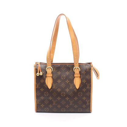 ポパンクール オ モノグラム ショルダーバッグ トートバッグ PVC レザー ブラウン ルイヴィトン バッグ LOUIS VUITTON