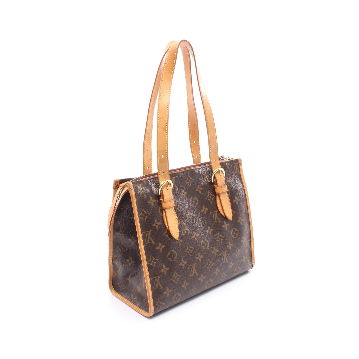 ポパンクール オ モノグラム ショルダーバッグ トートバッグ PVC レザー ブラウン ルイヴィトン バッグ LOUIS VUITTON