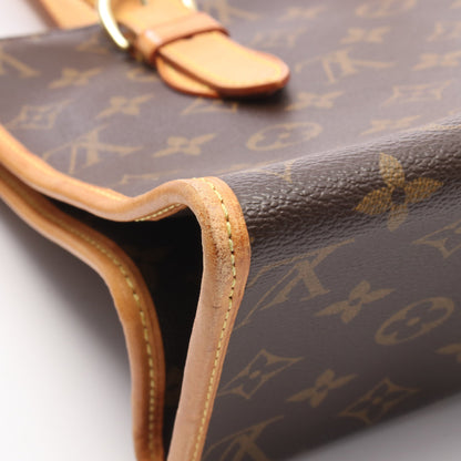 ポパンクール オ モノグラム ショルダーバッグ トートバッグ PVC レザー ブラウン ルイヴィトン バッグ LOUIS VUITTON