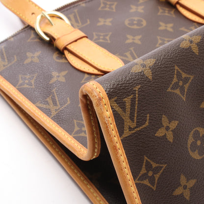 ポパンクール オ モノグラム ショルダーバッグ トートバッグ PVC レザー ブラウン ルイヴィトン バッグ LOUIS VUITTON