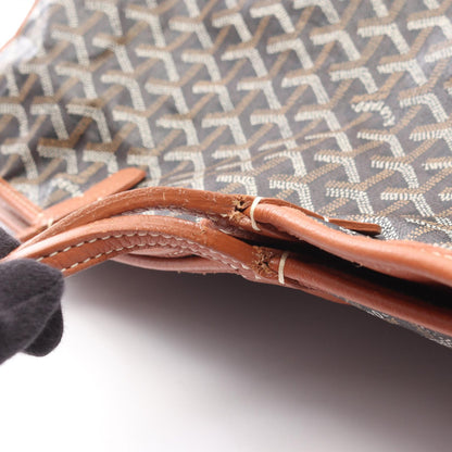 アーディPM ハンドバッグ トートバッグ コーティングキャンバス レザー ブラック ブラウン ゴヤール バッグ GOYARD
