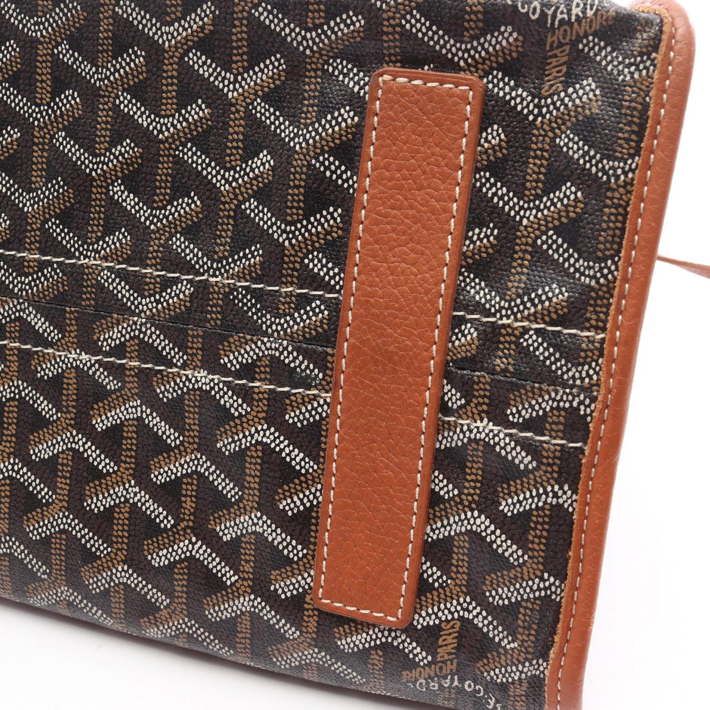 アーディPM ハンドバッグ トートバッグ コーティングキャンバス レザー ブラック ブラウン ゴヤール バッグ GOYARD