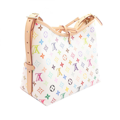 LV × TM キャリーオール NM PM モノグラムマルチカラー ショルダーバッグ PVC レザー ホワイト マルチカラー ルイヴィトン バッグ LOUIS VUITTON