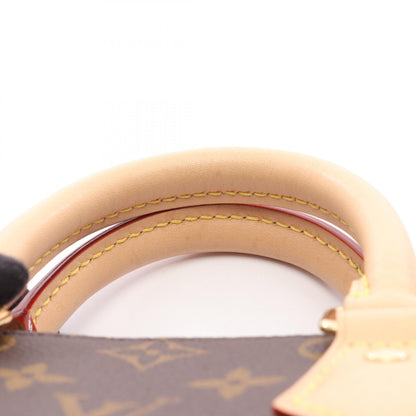 スピーディ バンドリエール 20 モノグラム ベージュ 2WAY ハンドバッグ PVC レザー ブラウン ルイヴィトン バッグ LOUIS VUITTON