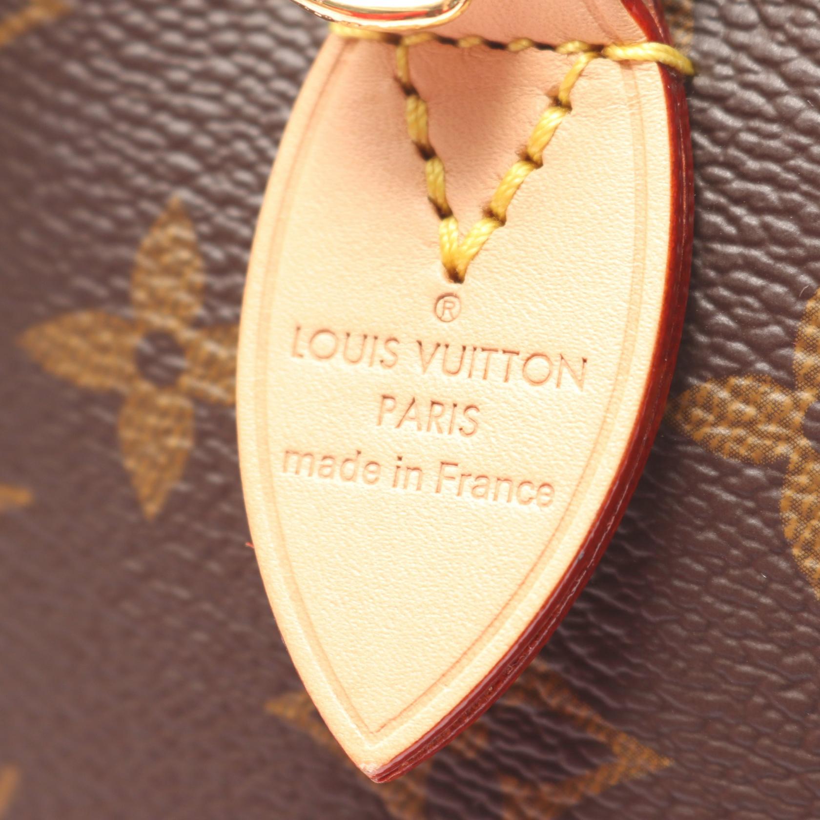 スピーディ バンドリエール 20 モノグラム ベージュ 2WAY ハンドバッグ PVC レザー ブラウン ルイヴィトン バッグ LOUIS VUITTON