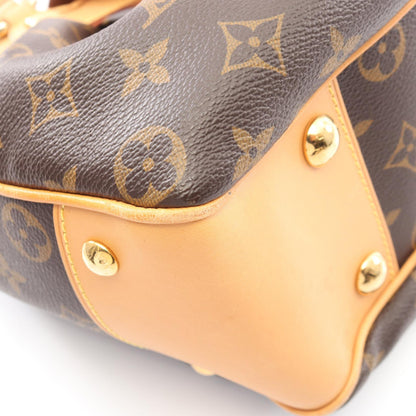 ボエシPM モノグラム ハンドバッグ PVC レザー ブラウン ルイヴィトン バッグ LOUIS VUITTON