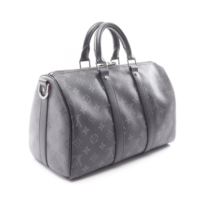 キーポル バンドリエール35 モノグラムエクリプス 2WAY ハンドバッグ PVC レザー ブラック ルイヴィトン バッグ LOUIS VUITTON